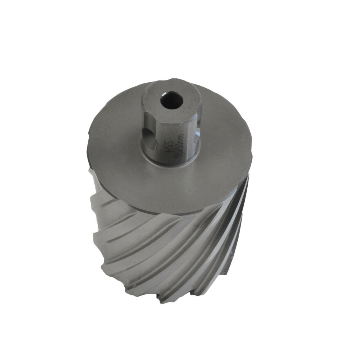 Twin Eagle Imports Annular Cutter 55 x 50mm D.O.C HSS Weldon Shank Annular Cutter