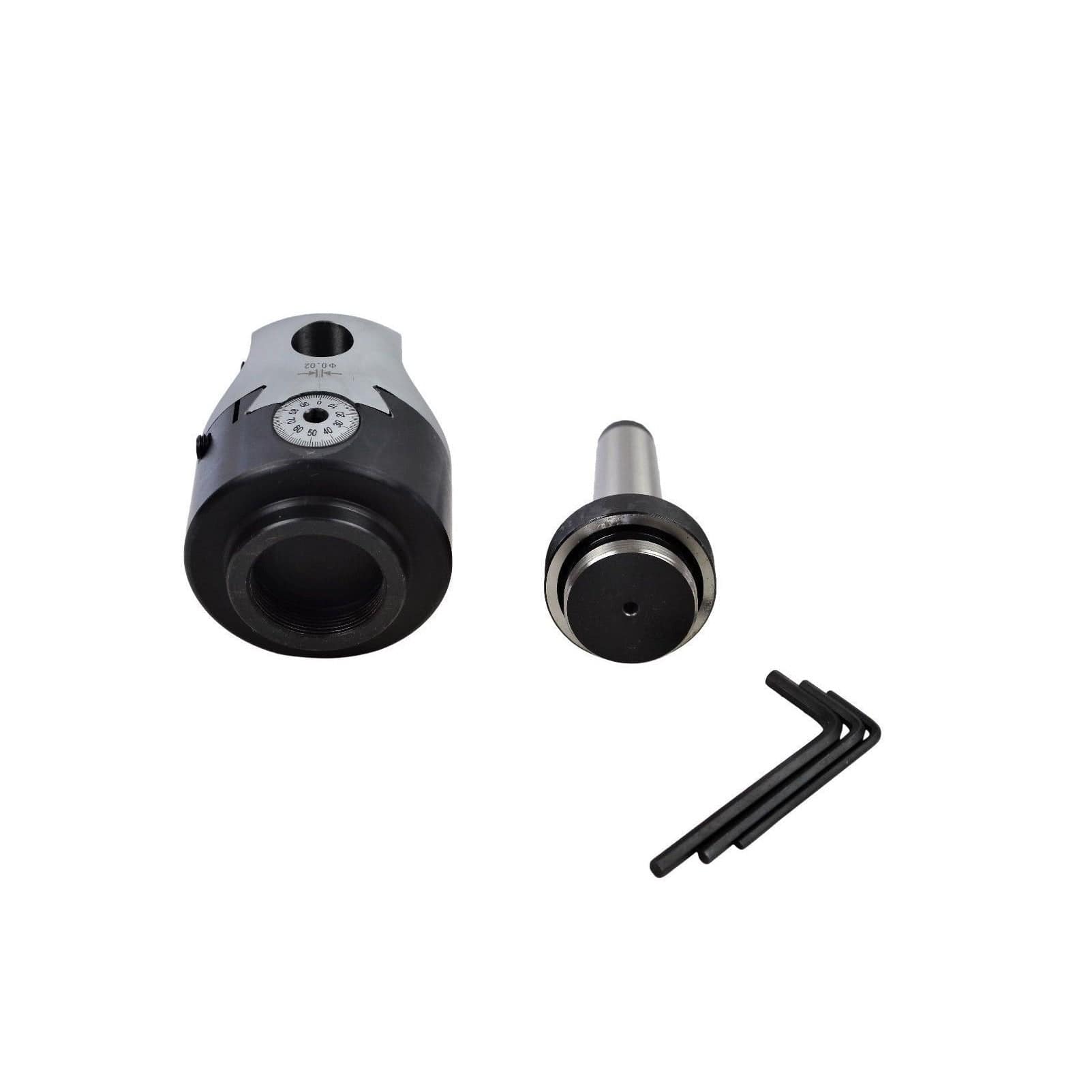 Twin Eagle Imports Boring Head Boring Head 3" 75mm with Morse 3 M12 Drawbar Arbor