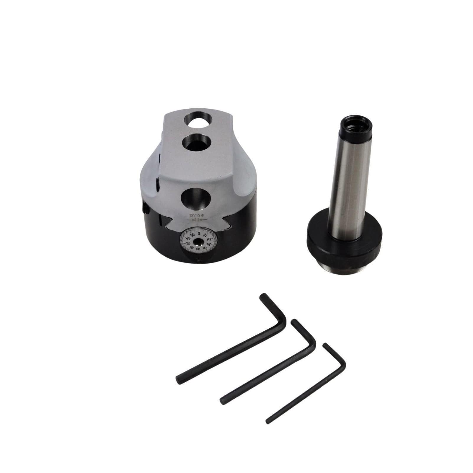 Twin Eagle Imports Boring Head Boring Head 3" 75mm with Morse 3 M12 Drawbar Arbor