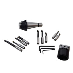 Twin Eagle Imports Boring Head Kit 50mm Boring Head Set NT40 M16 Drawbar Shank