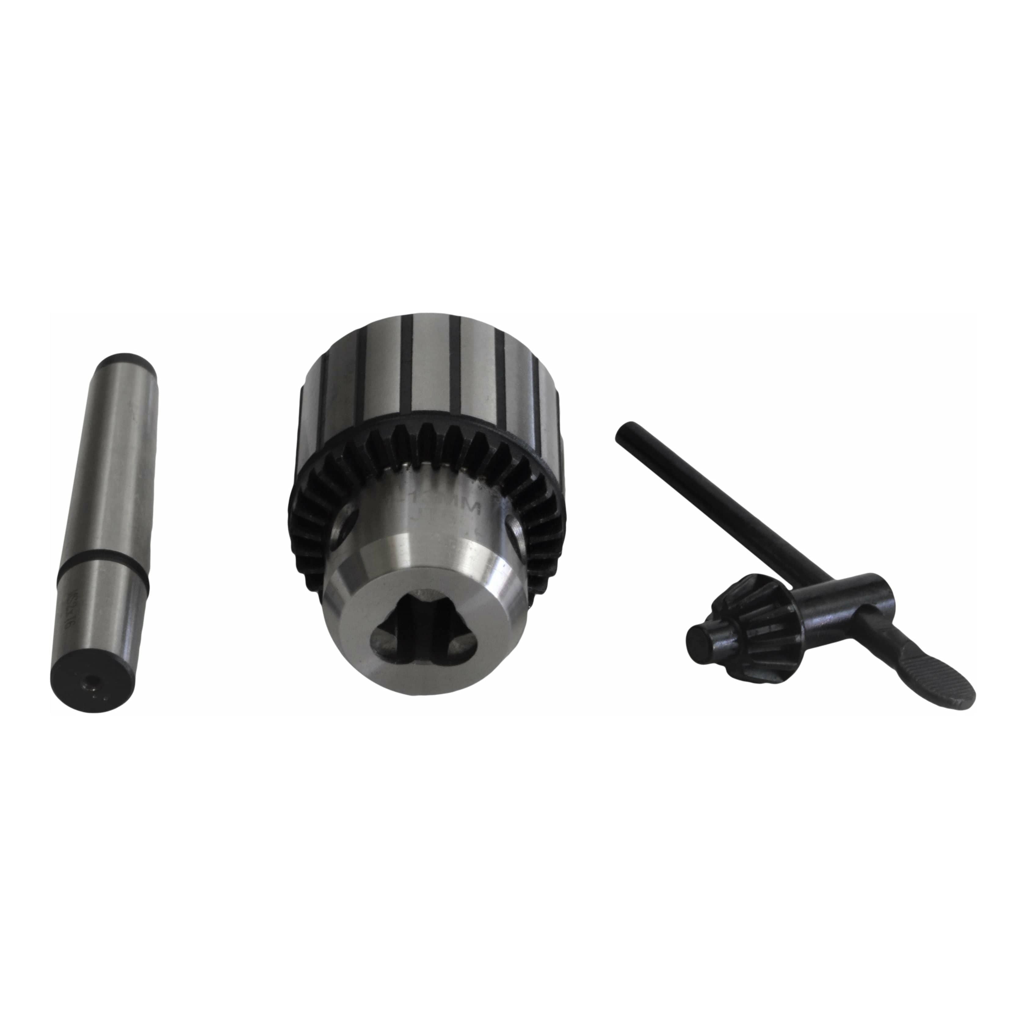 Twin Eagle Imports Chuck 1-13mm Key Drill Chuck includes MT2/JT6 Drawbar Arbor