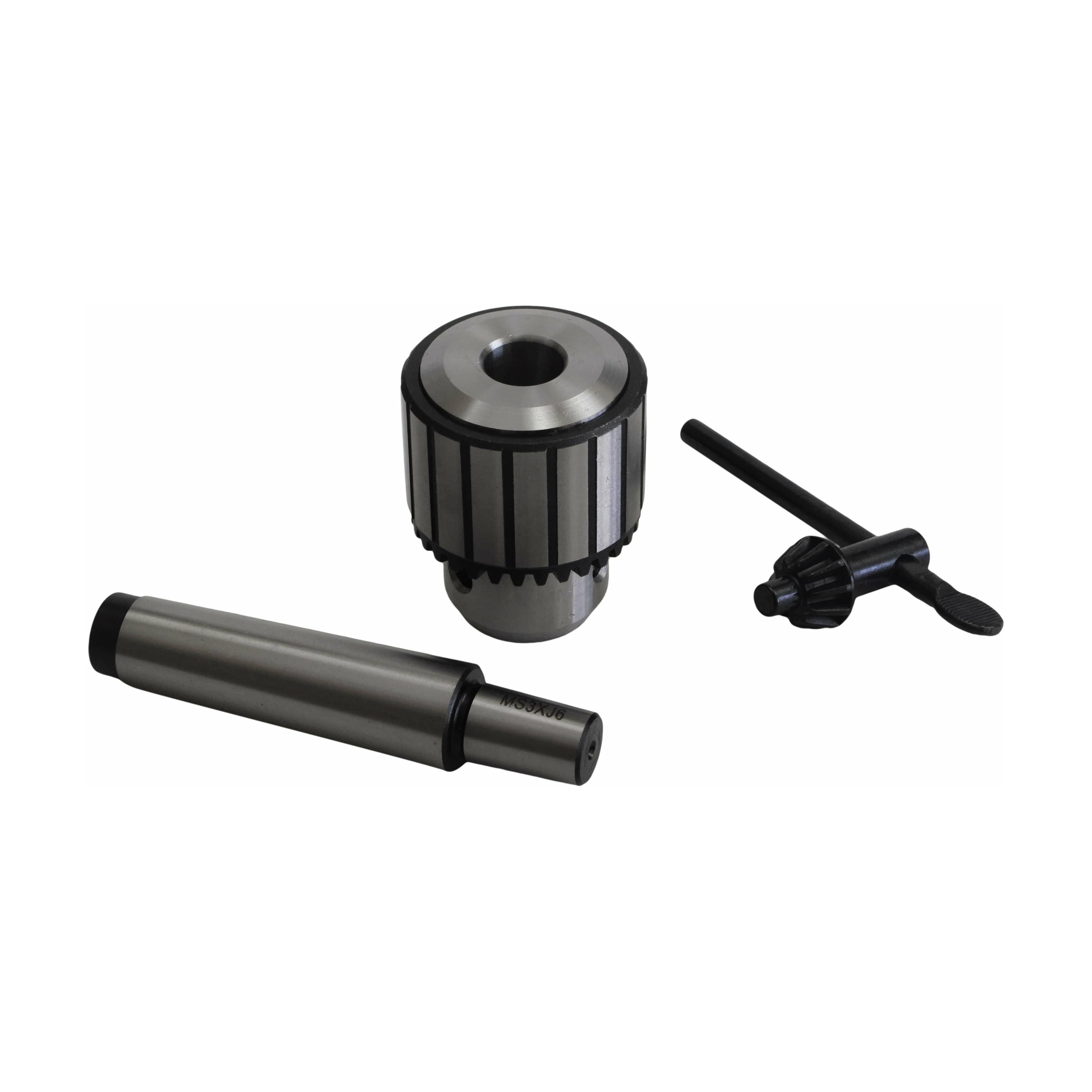 Twin Eagle Imports Chuck 1-13mm Key Drill Chuck includes MT3/JT6 Drawbar Arbor