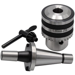 Twin Eagle Imports Chuck 1-16mm Key Drill Chuck includes JT6 NT30 Drawbar Arbor