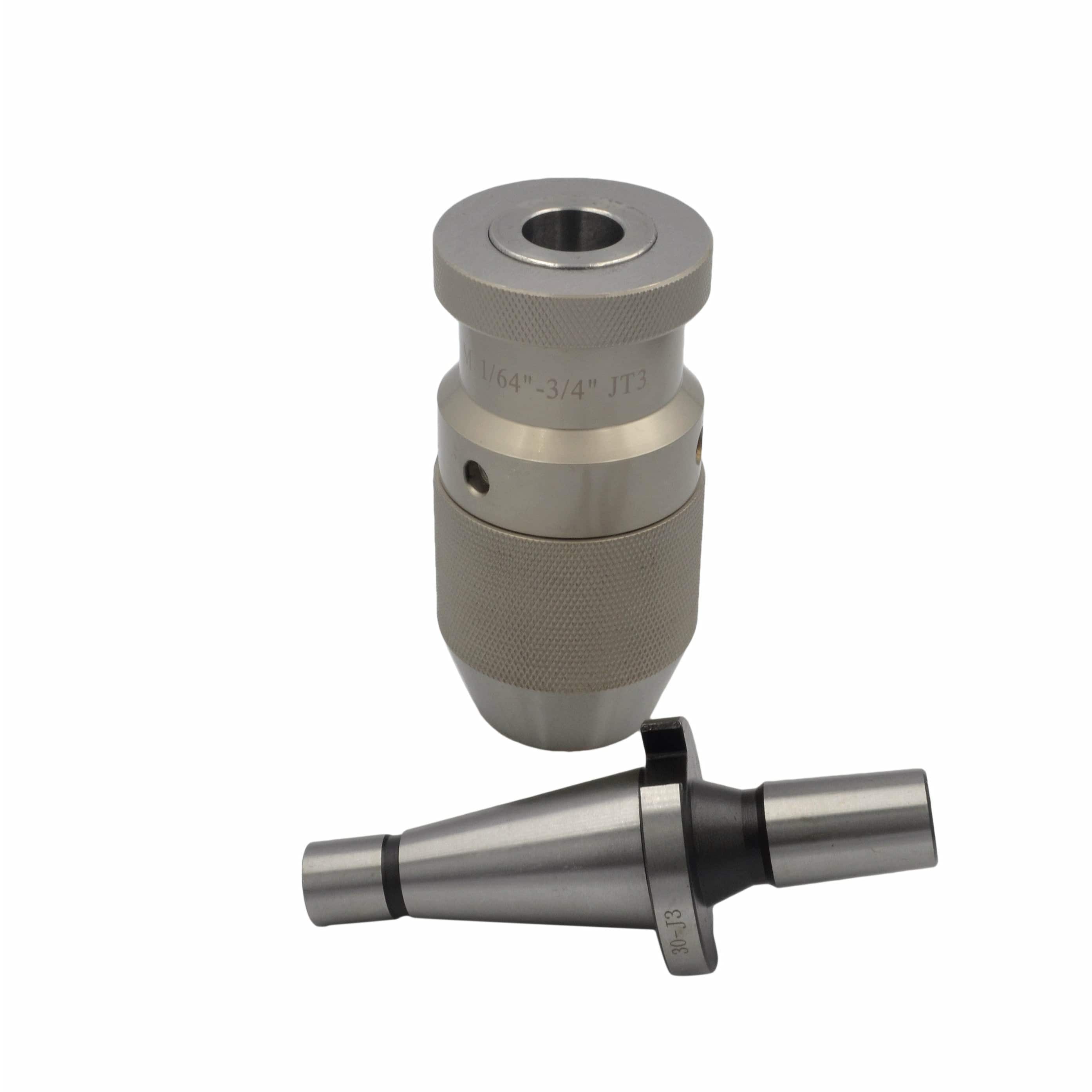 Twin Eagle Imports Chuck 3/16"-3/4" JT3 Keyless Drill Chuck NT30 Drawbar Arbor M Series