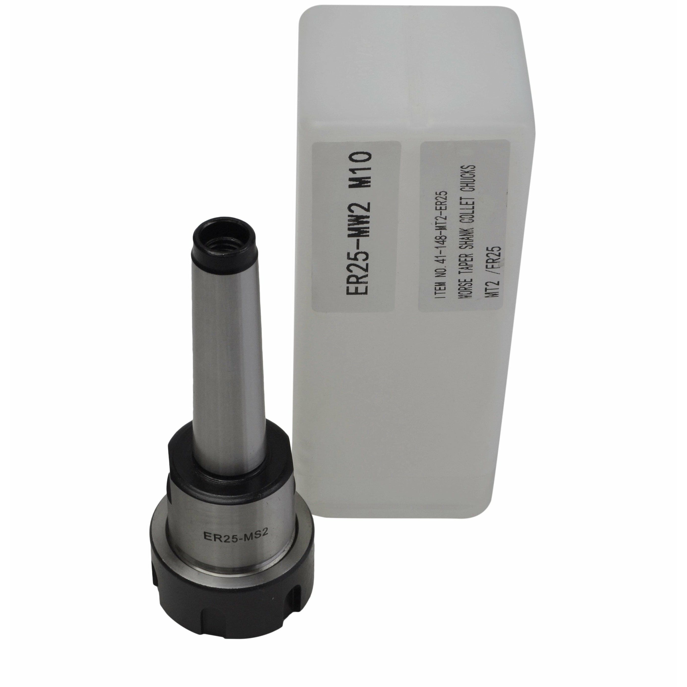 Twin Eagle Imports Collet chuck ER25 Collet Chuck with MT2 Shank –  0.01 mm Runout