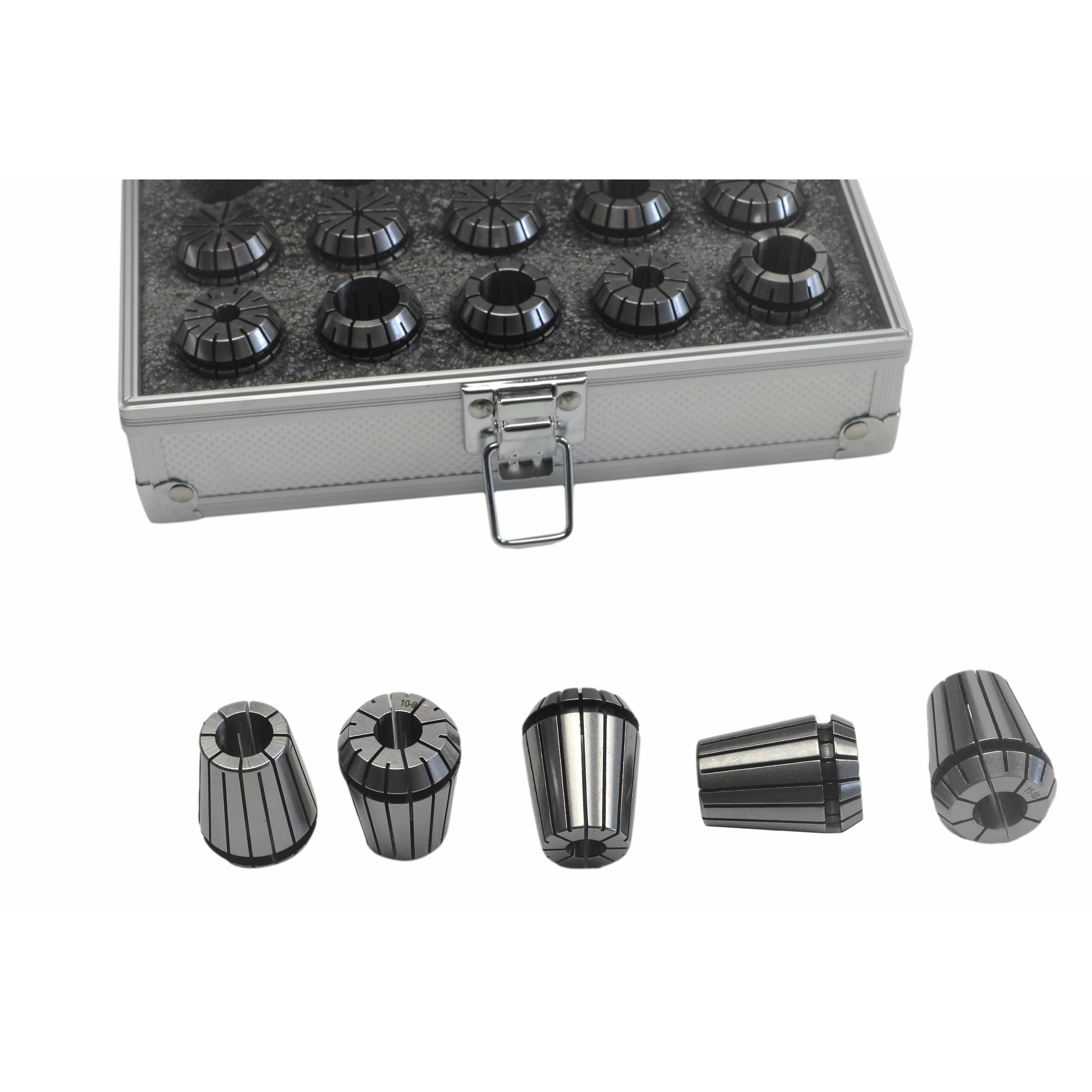 Twin Eagle Imports Collet Kit 15PCS ER25 COLLETS SET RANGE FROM 2mm to 16 mm