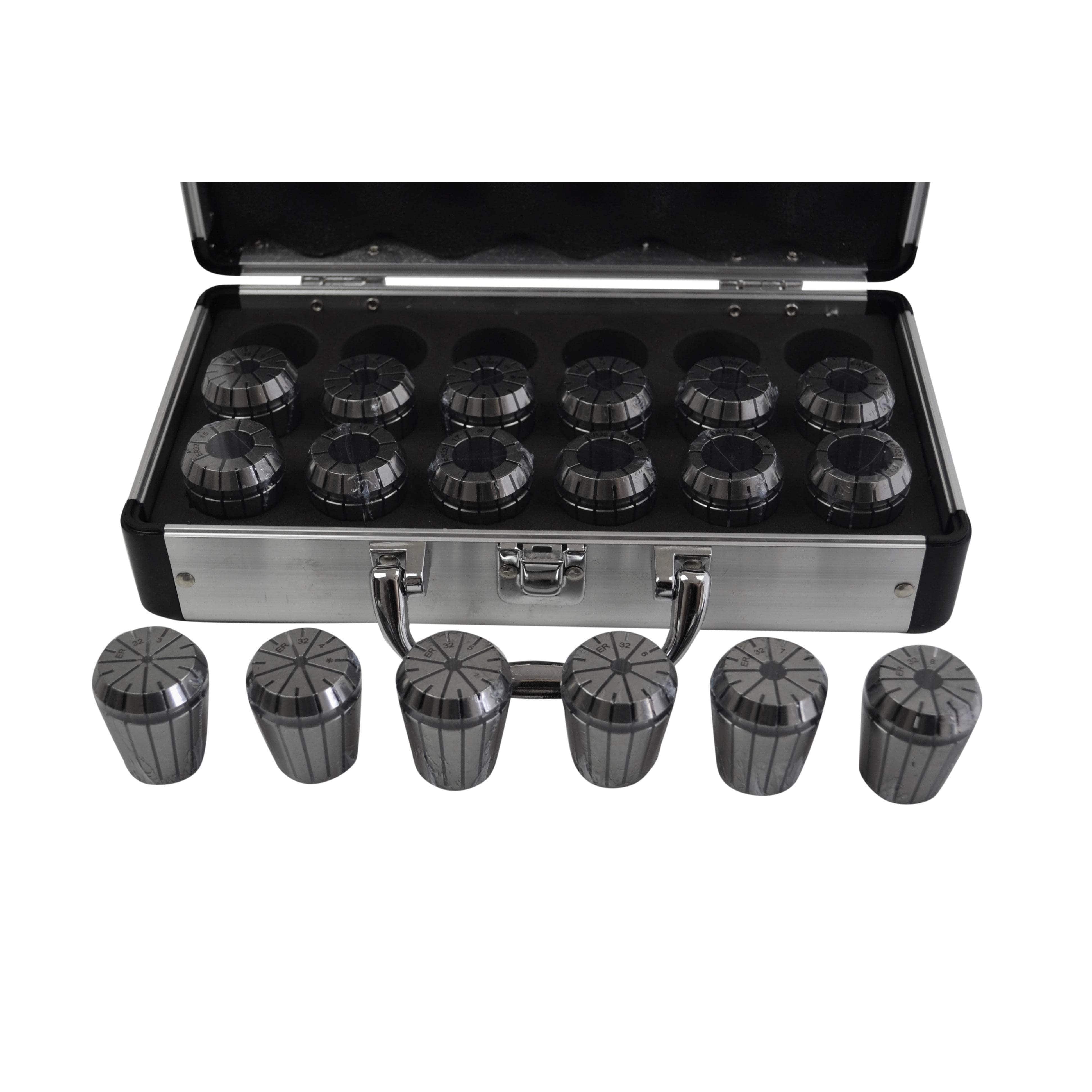 Twin Eagle Imports Collet Kit 18 Piece ER32 Collet Kit 2-20mm