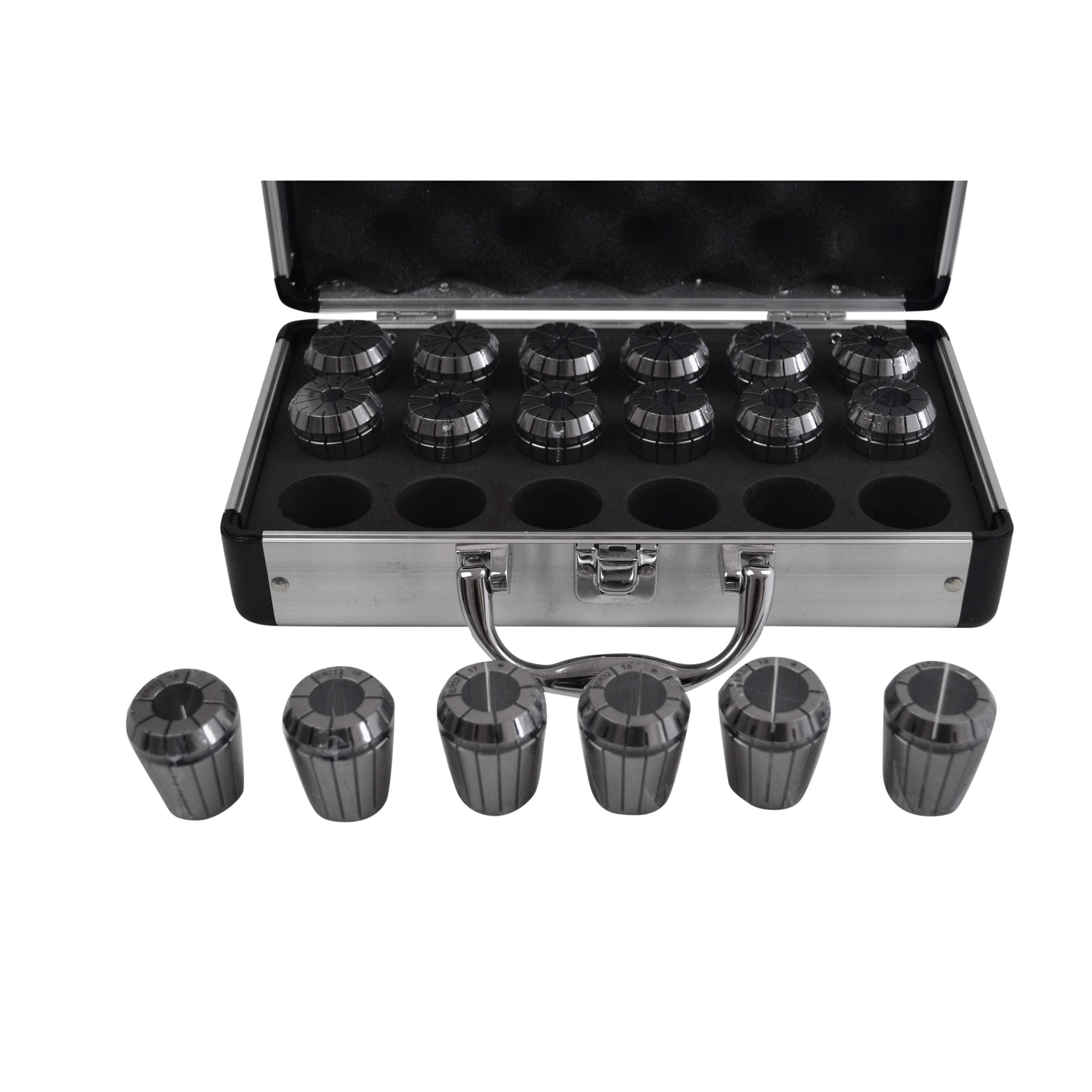 Twin Eagle Imports Collet Kit 18 Piece ER32 Collet Kit 2-20mm