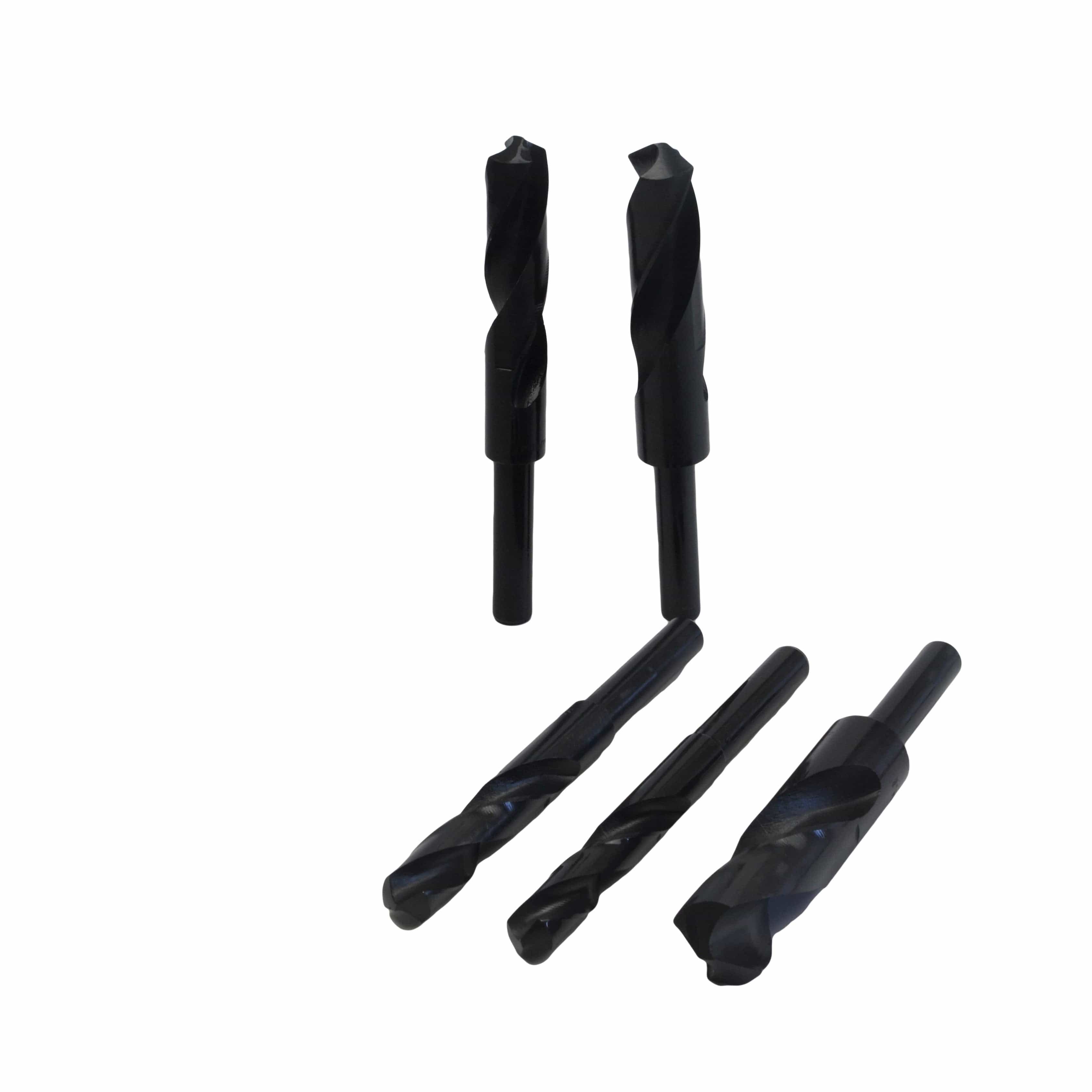 Twin Eagle Imports Drill Bits 5PC 1/2" REDUCED SHANK DRILL SET 9/16-1"