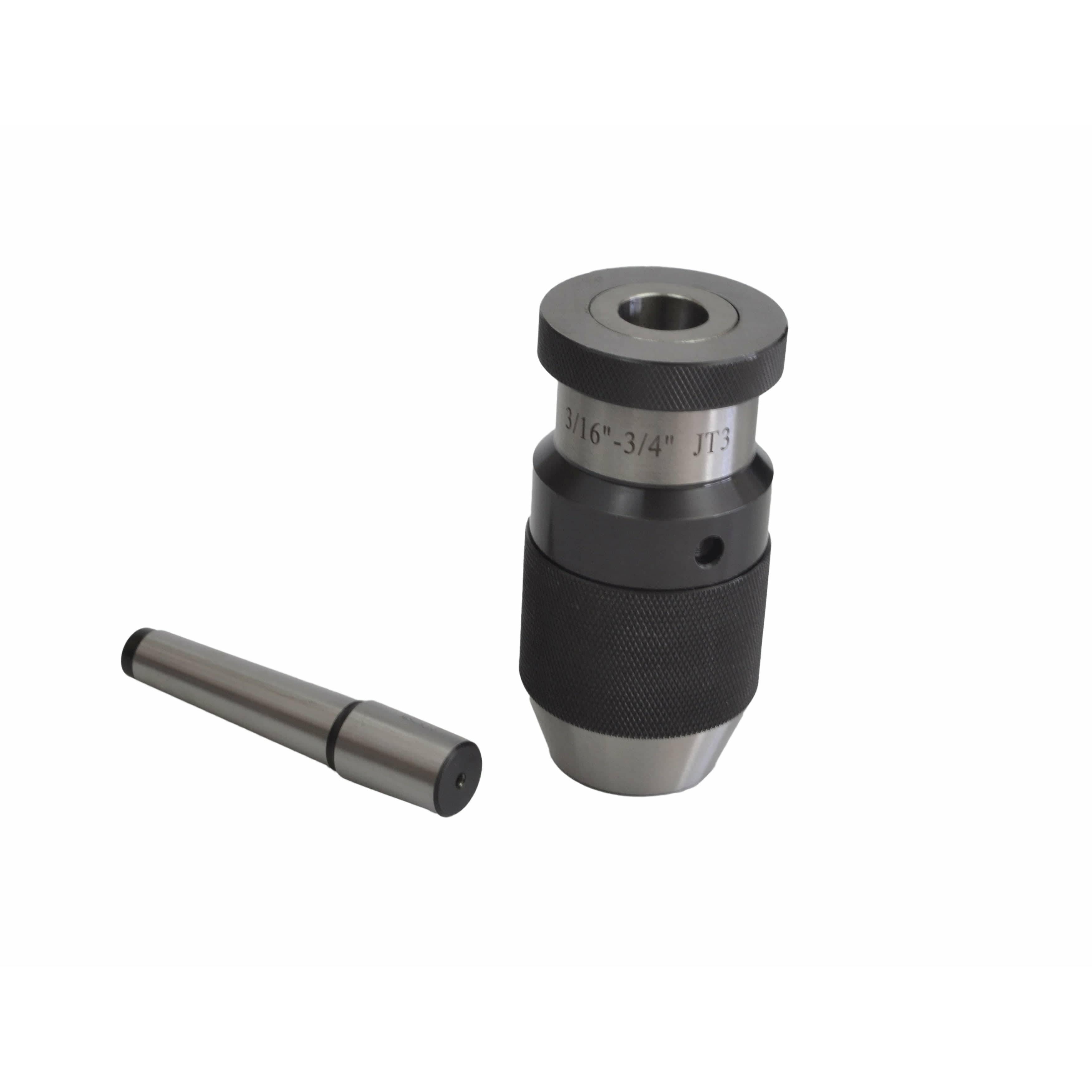 Twin Eagle Imports Drill Chuck 3/16"-3/4" JT3 Keyless Drill Chuck MT2 Drawbar Arbor B Series