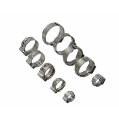 Twin Eagle Imports Grab Kits 100 Piece 304 Stainless Steel 16-19.2mm Ear Hose Clamp