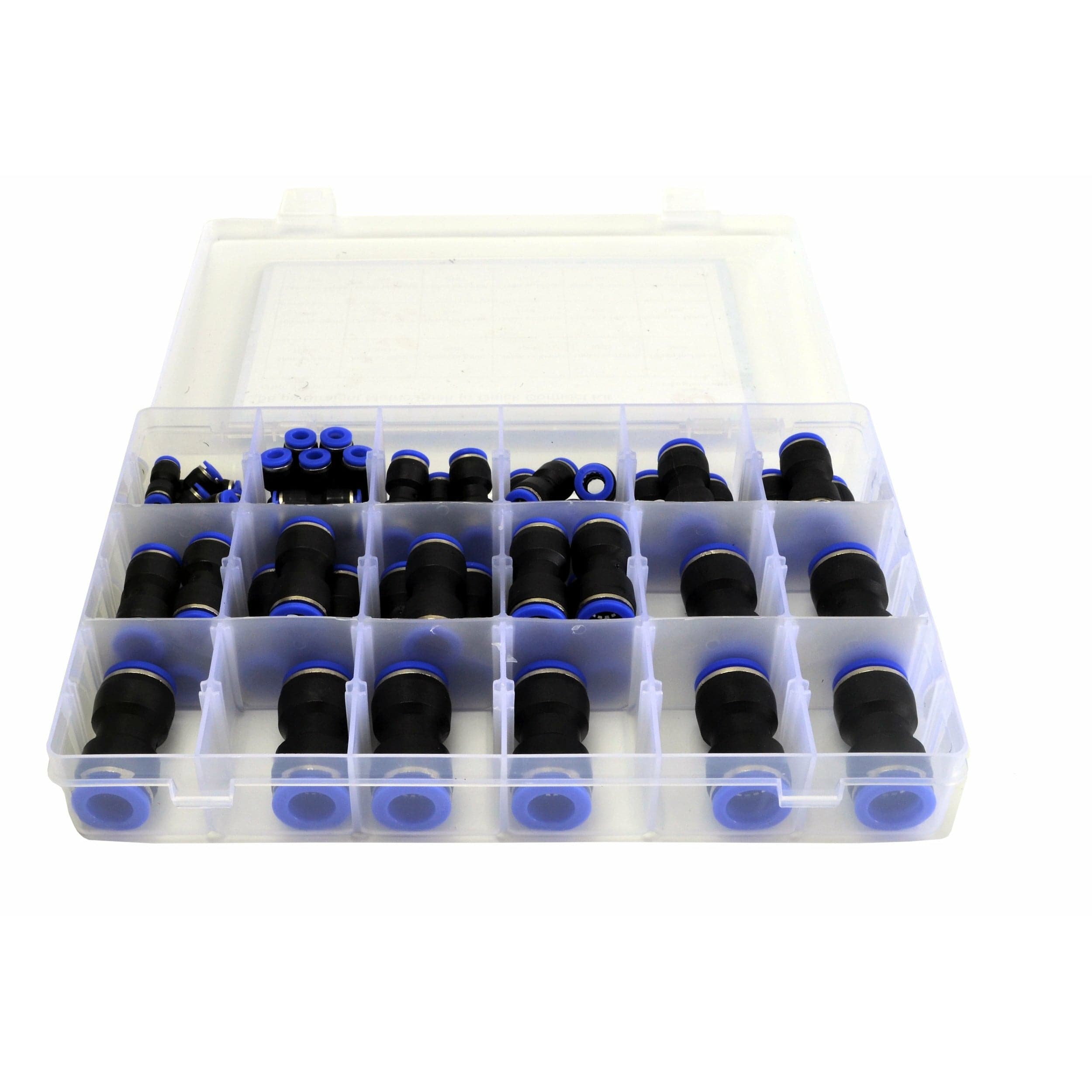 Twin Eagle Imports Grab Kits 118pc Pneumatic Push in Air Line Hose Joiner Grab Kits Assortmentt