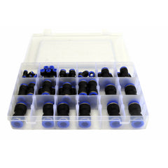 Twin Eagle Imports Grab Kits 118pc Pneumatic Push in Air Line Hose Joiner Grab Kits Assortmentt