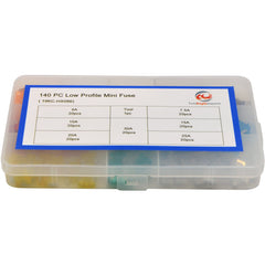 Twin Eagle Imports Grab Kits 140pc Mini Micro Low Profile Car Auto Fuse Grab Kit Assortment