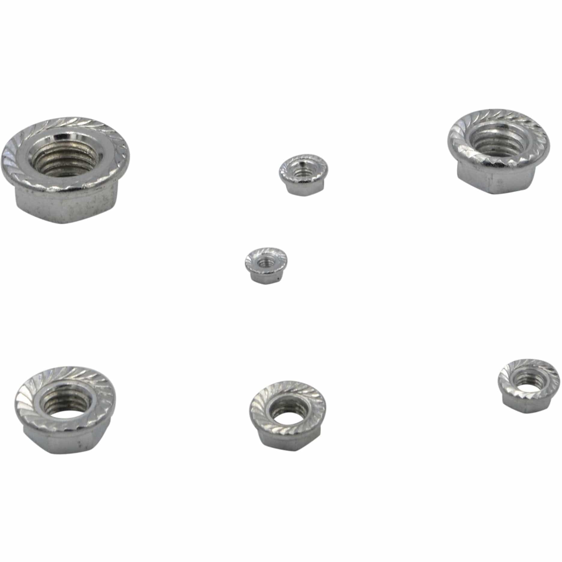 Twin Eagle Imports Grab Kits 150pc Steel Metric Flange Nuts Grab Kit Assortment