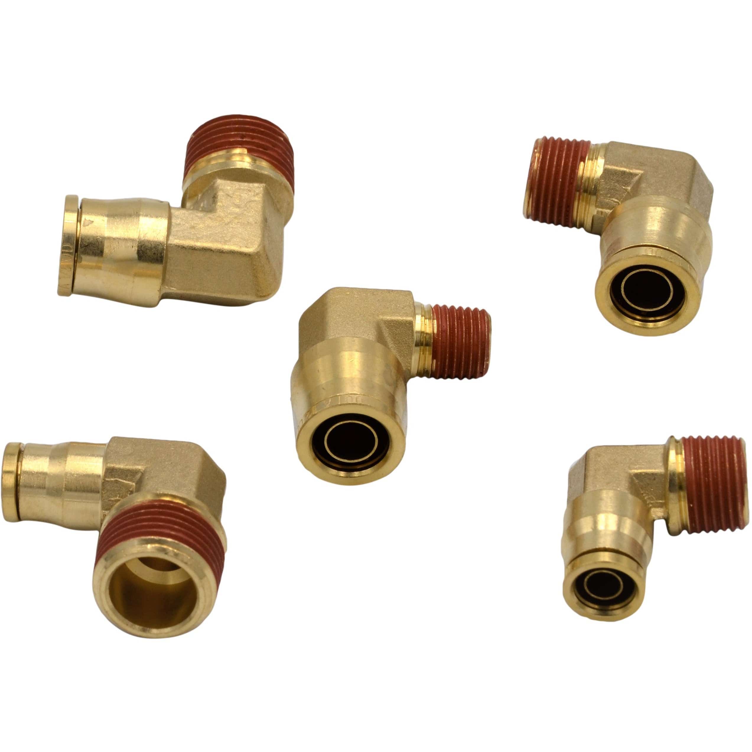 Twin Eagle Imports Grab Kits 16pc DOT Brass Push in Hose Connect Grab Kit Assortment