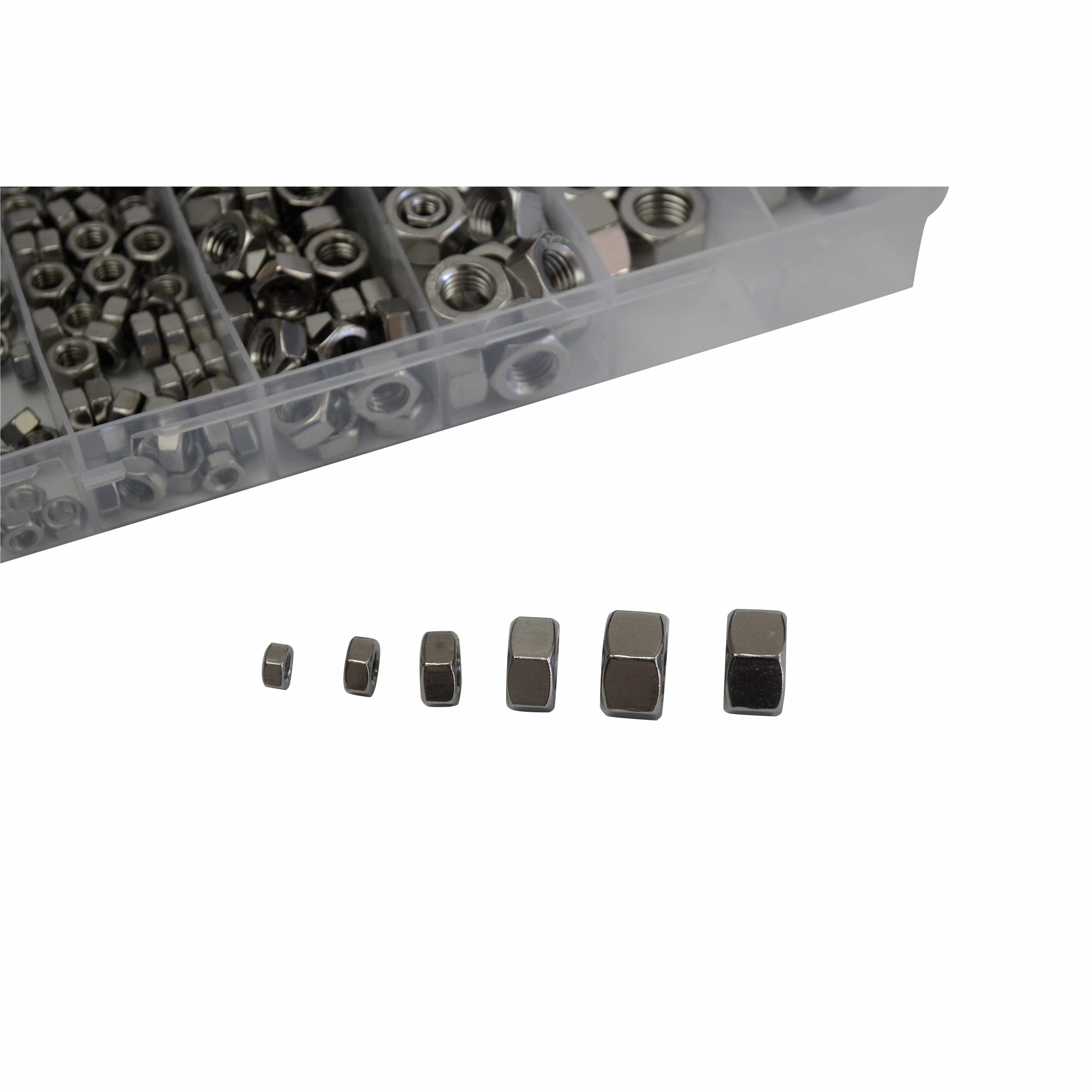 Twin Eagle Imports Grab Kits 190pc Stainless Steel Nut Assortment
