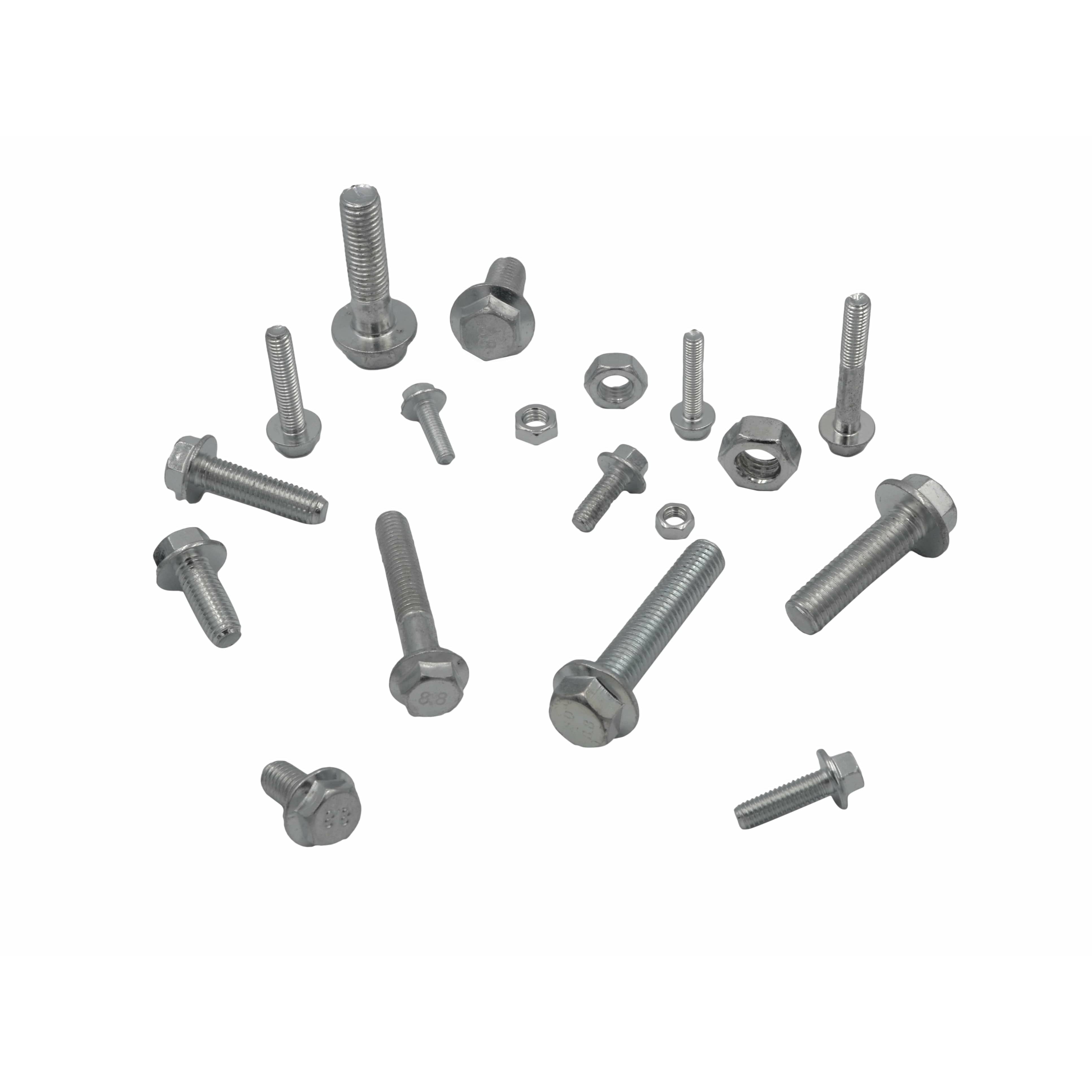 Twin Eagle Imports Grab Kits 202pc High Tensile Metric Flange Head Bolt and Nut Grab Kit