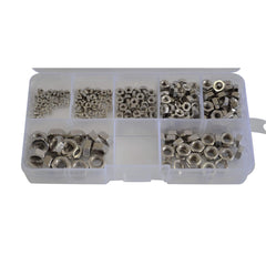 Twin Eagle Imports Grab Kits 350pc Metric Stainless Steel Hex Nut Grab Kit Assortment