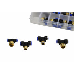 Twin Eagle Imports Grab Kits 40 pc PB series T Pc Push in Grab Kit Assortment