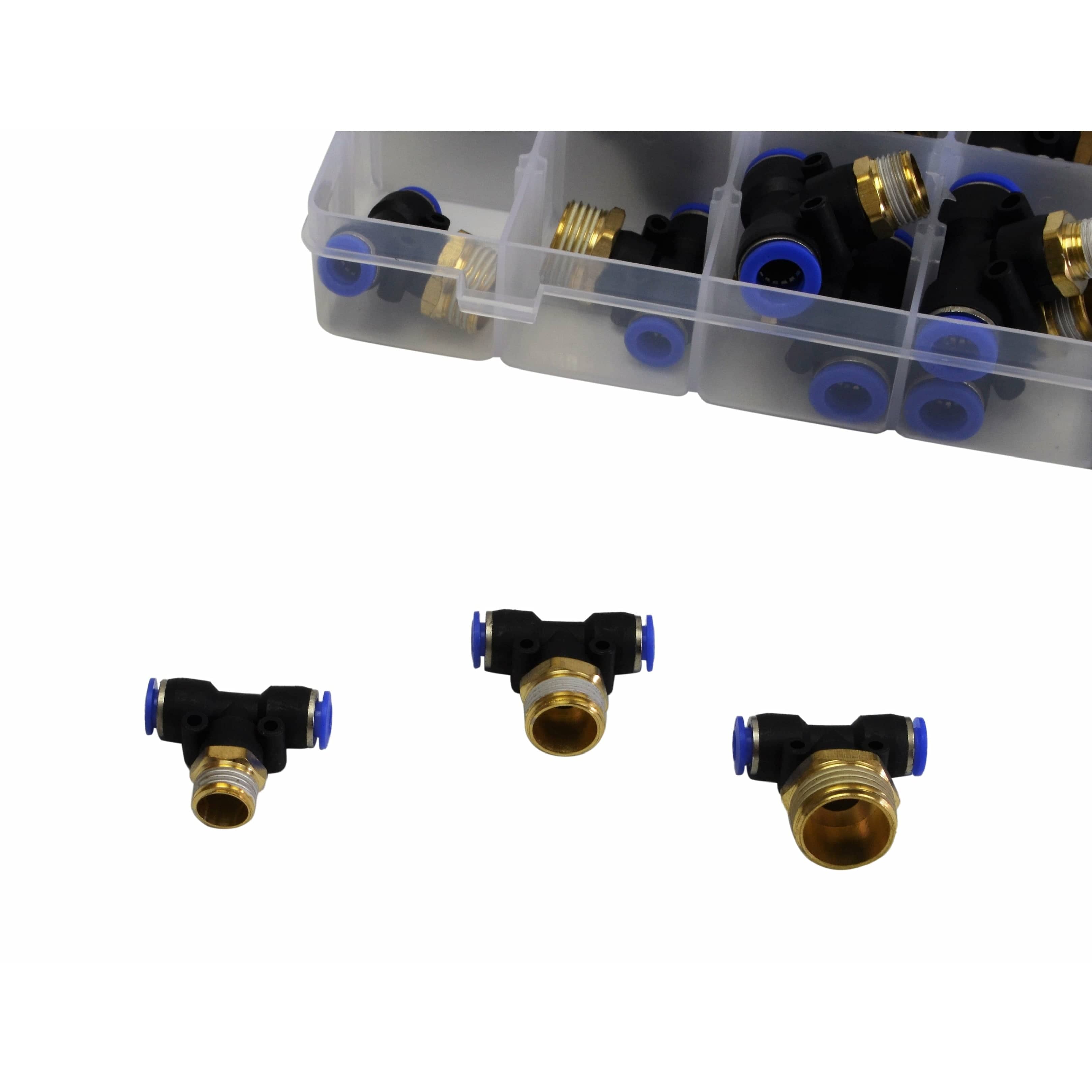 Twin Eagle Imports Grab Kits 40 pc PB series T Pc Push in Grab Kit Assortment