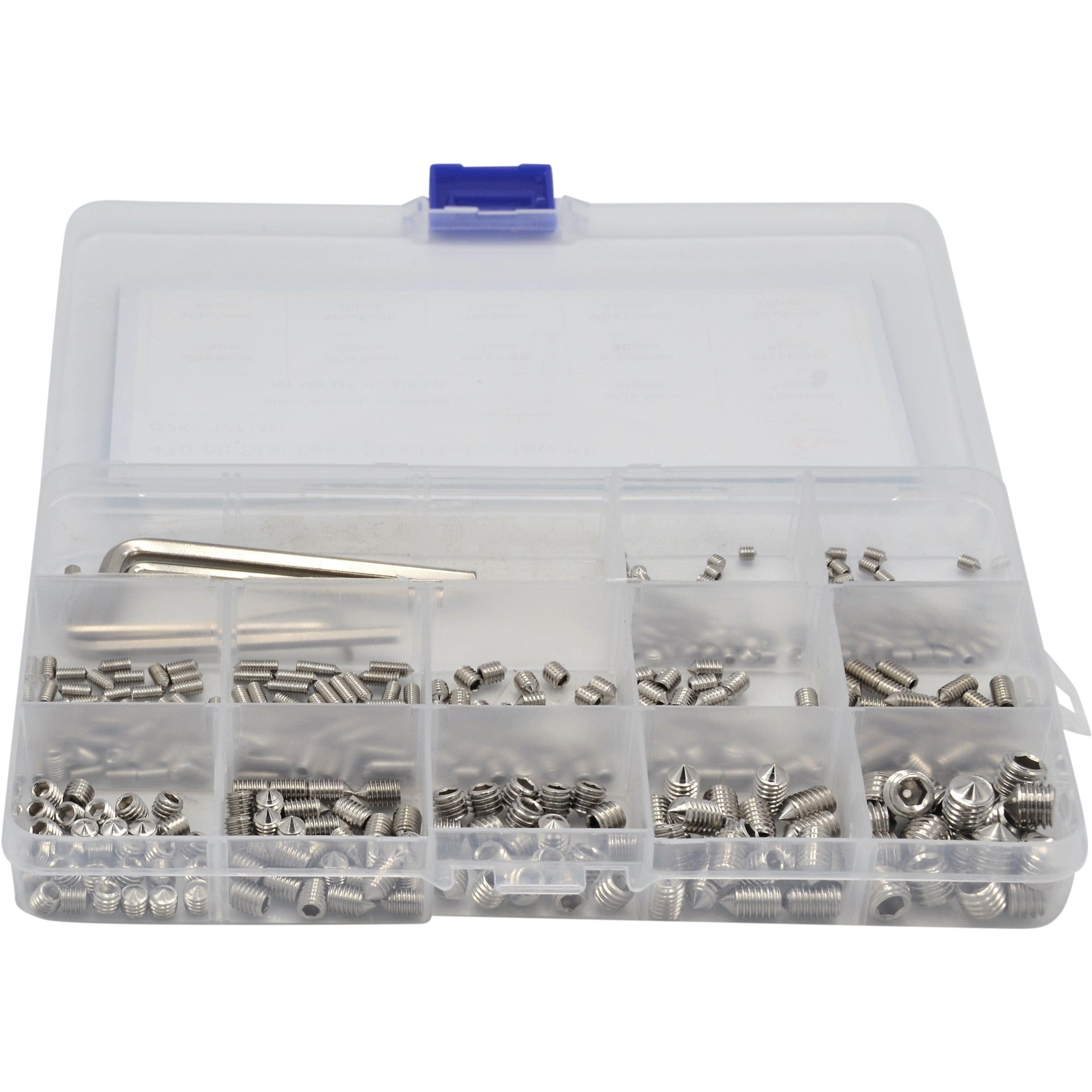Twin Eagle Imports Grab Kits 410 Piece Stainless Steel Metric Set Screw Grab Kit Assortment