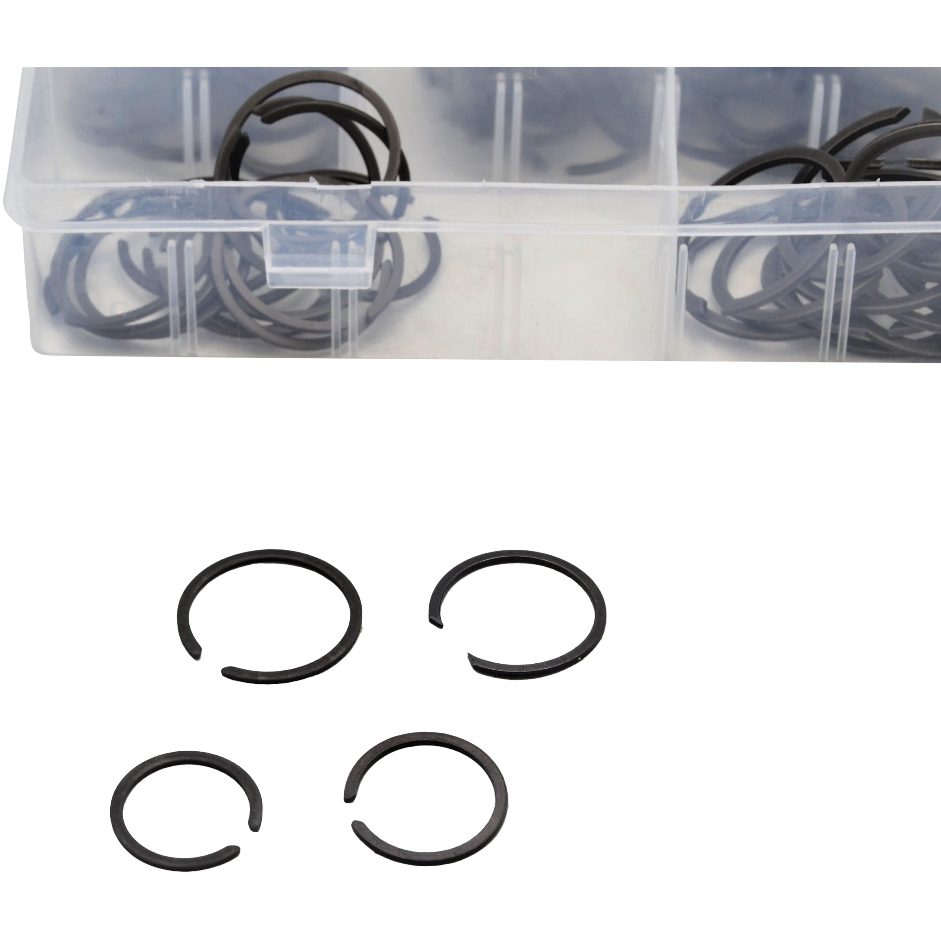 Twin Eagle Imports Grab Kits 430pc 65 Mn Metric Snap Ring Retainer Grab Kit Assortment