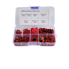 Twin Eagle Imports Grab Kits 560pc Red Steel Paper Washer Grab Kit