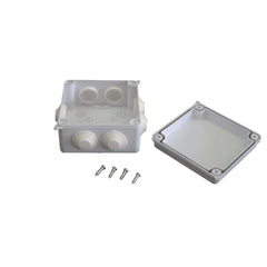 Twin Eagle Imports Junction Box 100x100x70 mm ABS Plastic IP65 Waterproof Junction Box