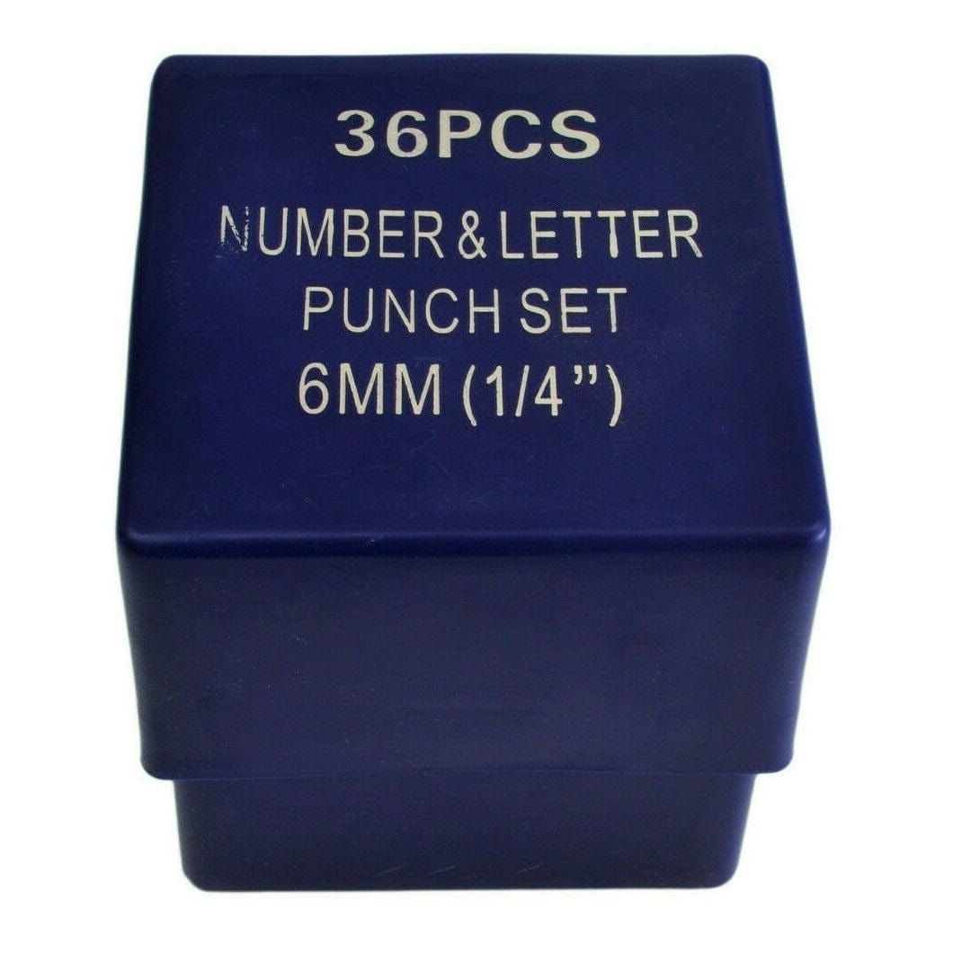 Twin Eagle Imports Letter and Number Stamp Punches 6mm Letter and Number Stamp Punch 36 Piece