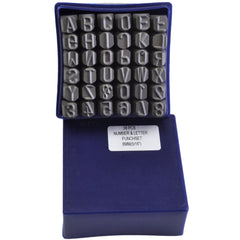 Twin Eagle Imports Letter and Number Stamp Punches 8mm Letter and Number Stamp Punch 36 piece