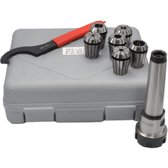Twin Eagle Imports Milling Chuck 6 pc ER25 MT3 M12 Drawbar Precision Spring Collet Set