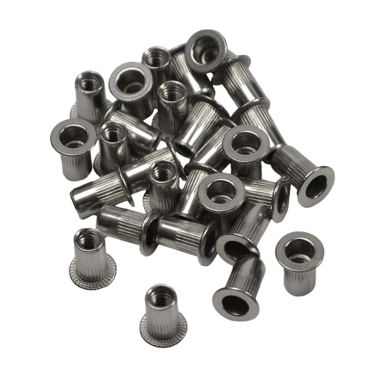 Twin Eagle Imports Nutserts 50 / M5 304 Stainless Steel Coarse Metric Nutsert Rivnuts M3 M4 M5 M6 M8 M10