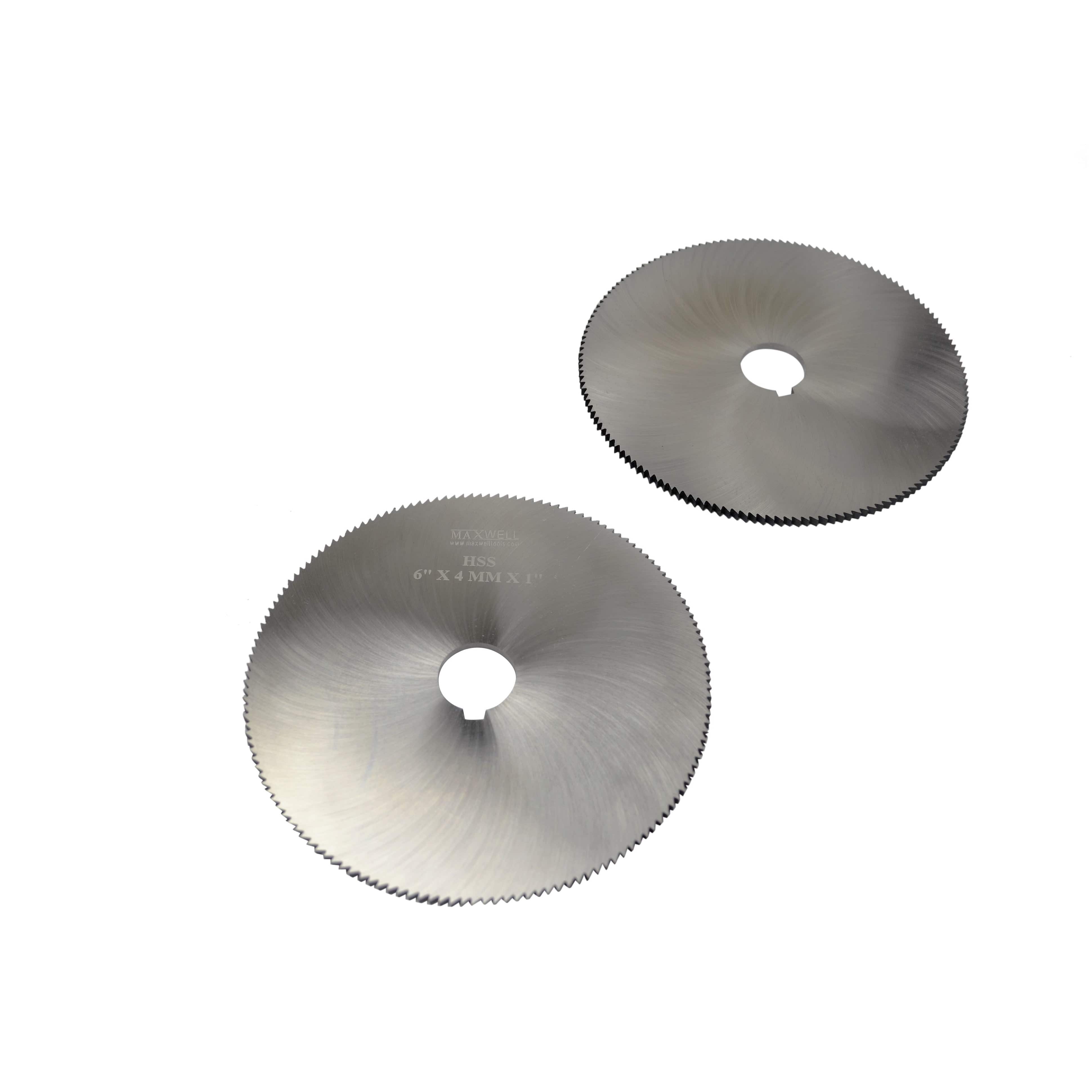 Twin Eagle Imports Slitting Saws Maxwell HSS Slitting Saw 6"x 4 MM x 1" bore