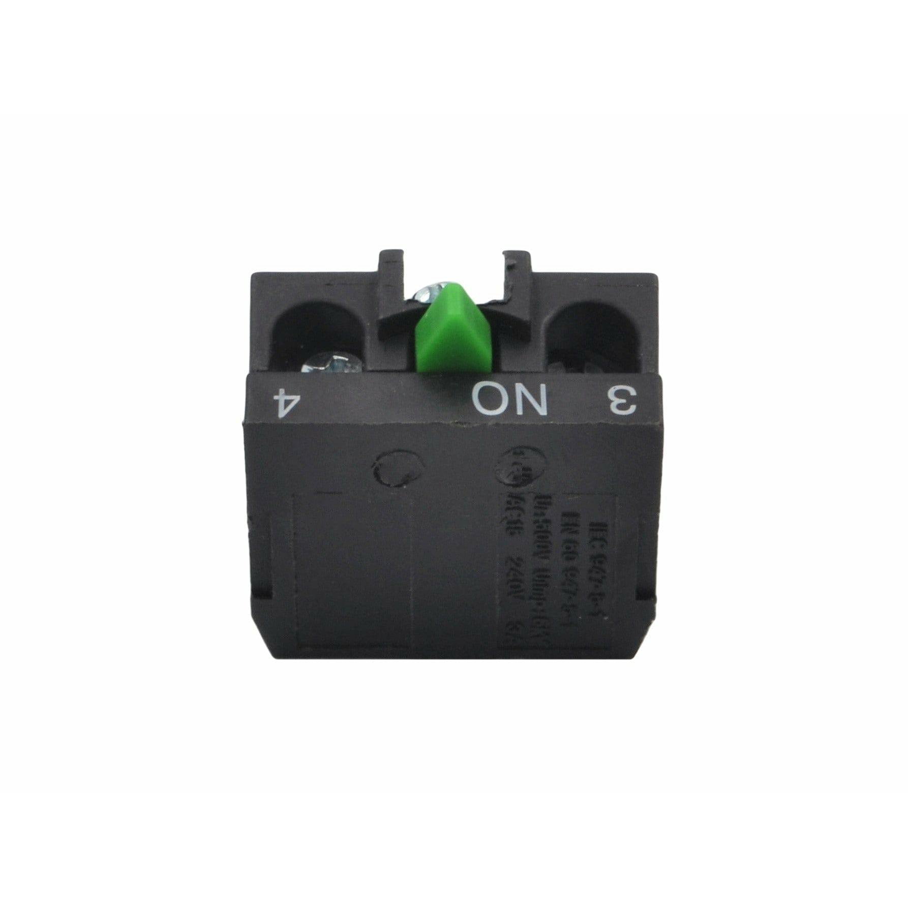 Twin Eagle Imports Switch x2 XEN-L1111 Generic Green Plunger NO Contact Block Switch