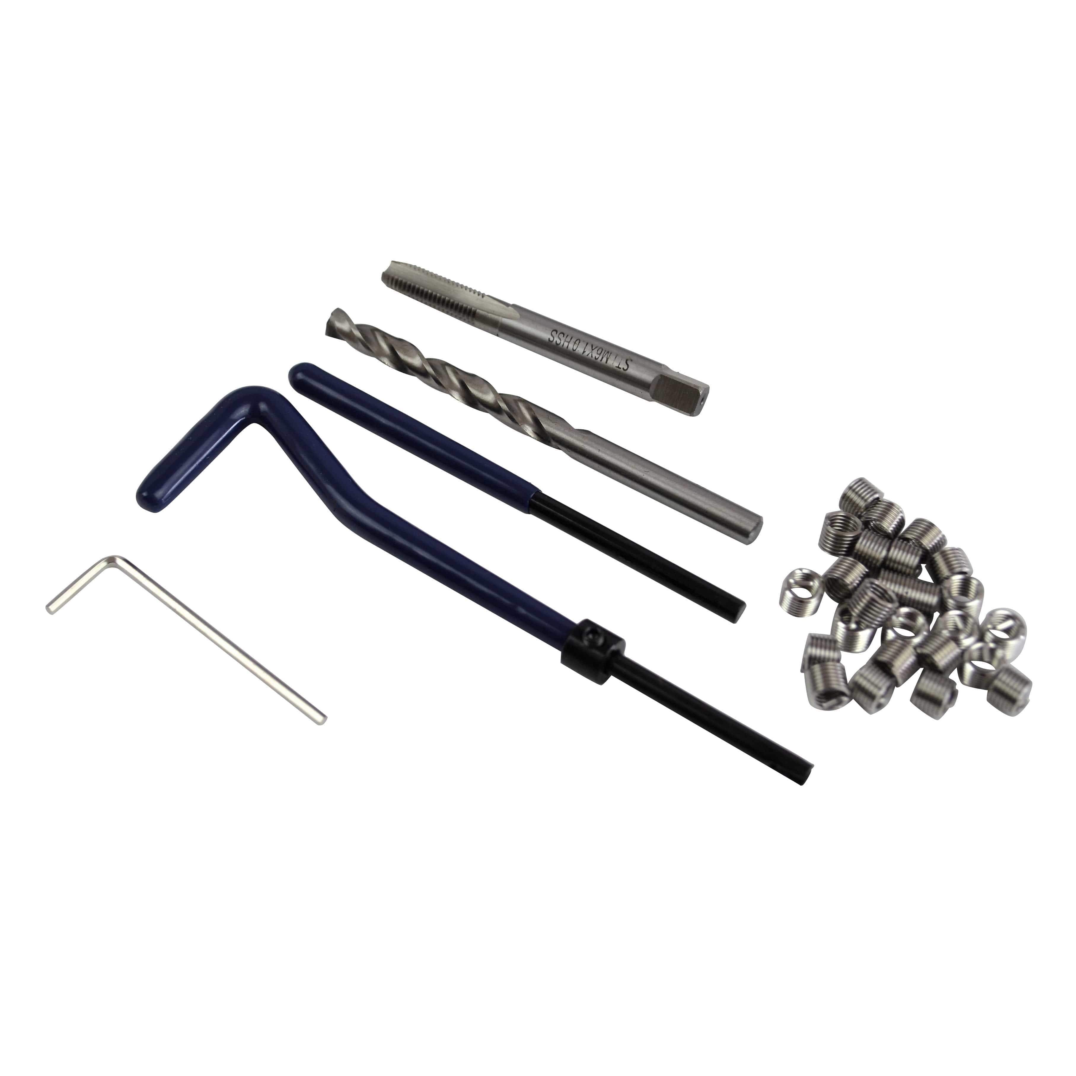 Twin Eagle Imports Thread Repair Metric Helicoil Thread Repair Kit M6 x 1.0