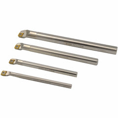 Twin Eagle Imports Turning Tool Indexable Boring Bar 4 Piece Set 6 / 8 / 10 / 12 mm Shank