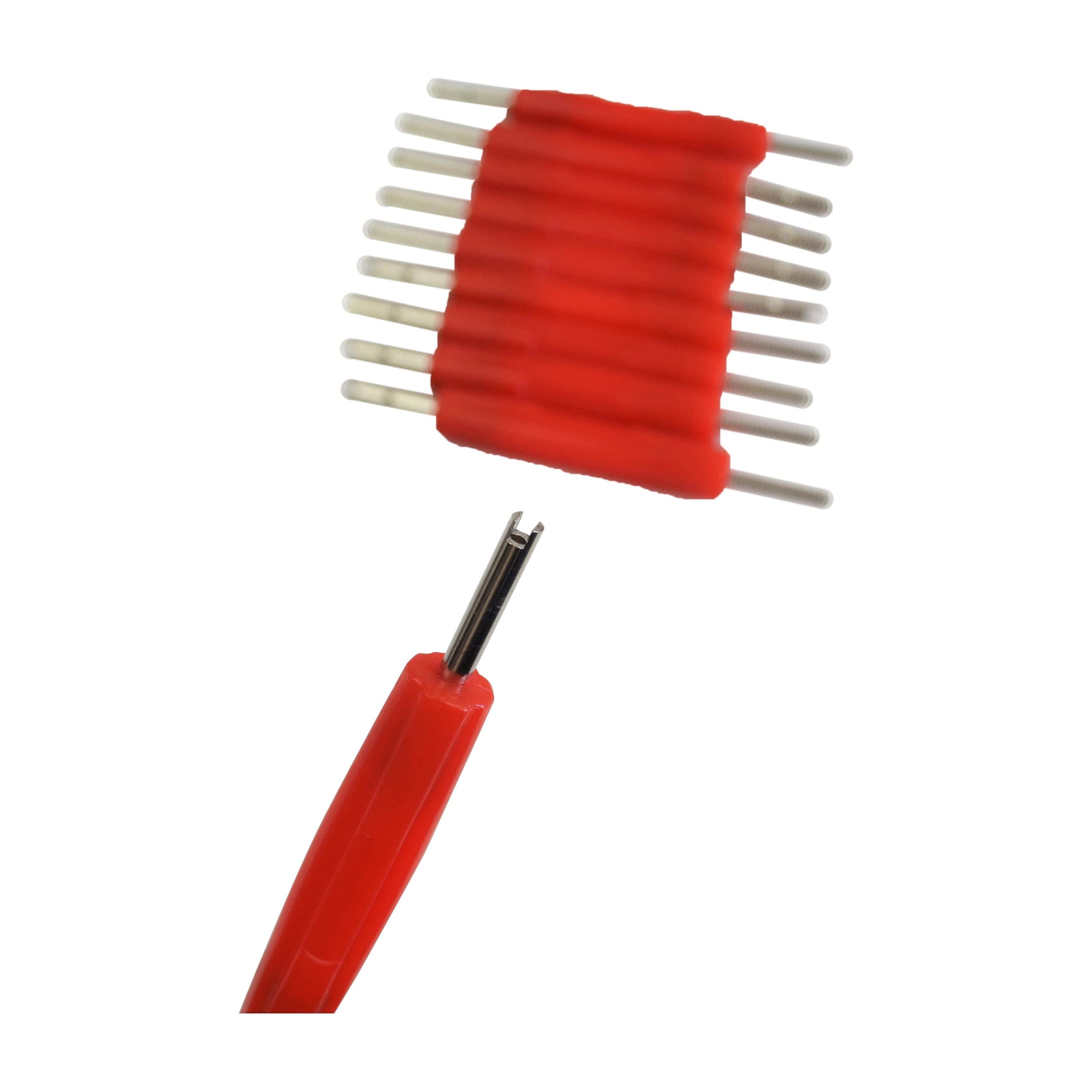 Twin Eagle Imports Tyre Valve Stem Remover Double End Tyre Valve Core Remover Screwdriver Style Tool