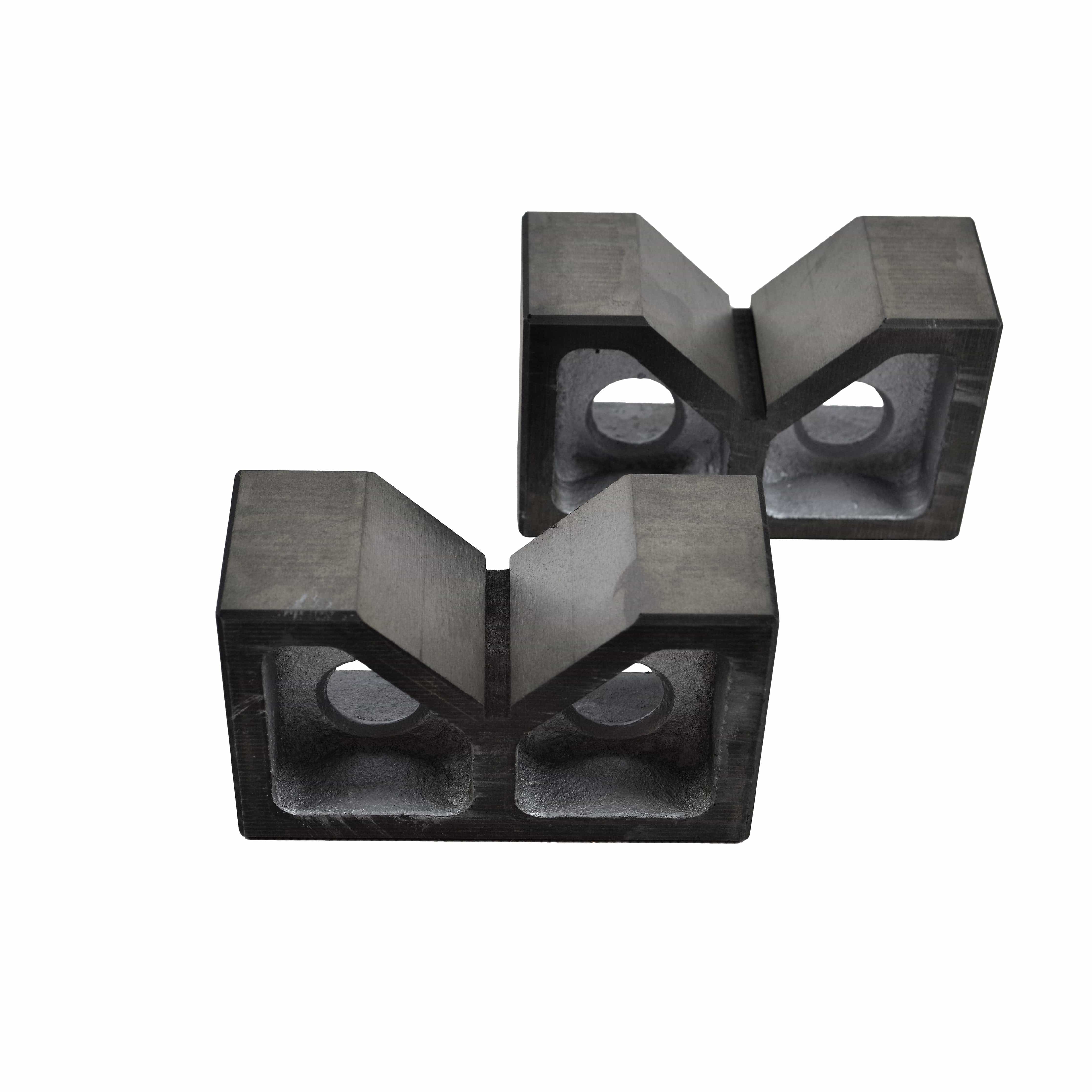 Twin Eagle Imports V Block Premium 6" Cast Iron V Block Set for Precision Milling