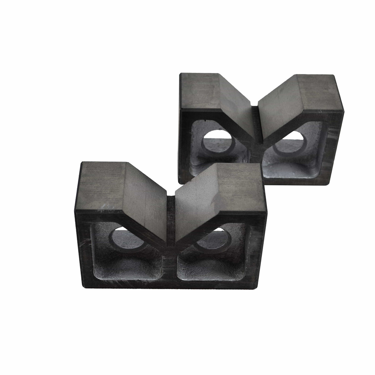 Twin Eagle Imports V Block Premium 6" Cast Iron V Block Set for Precision Milling