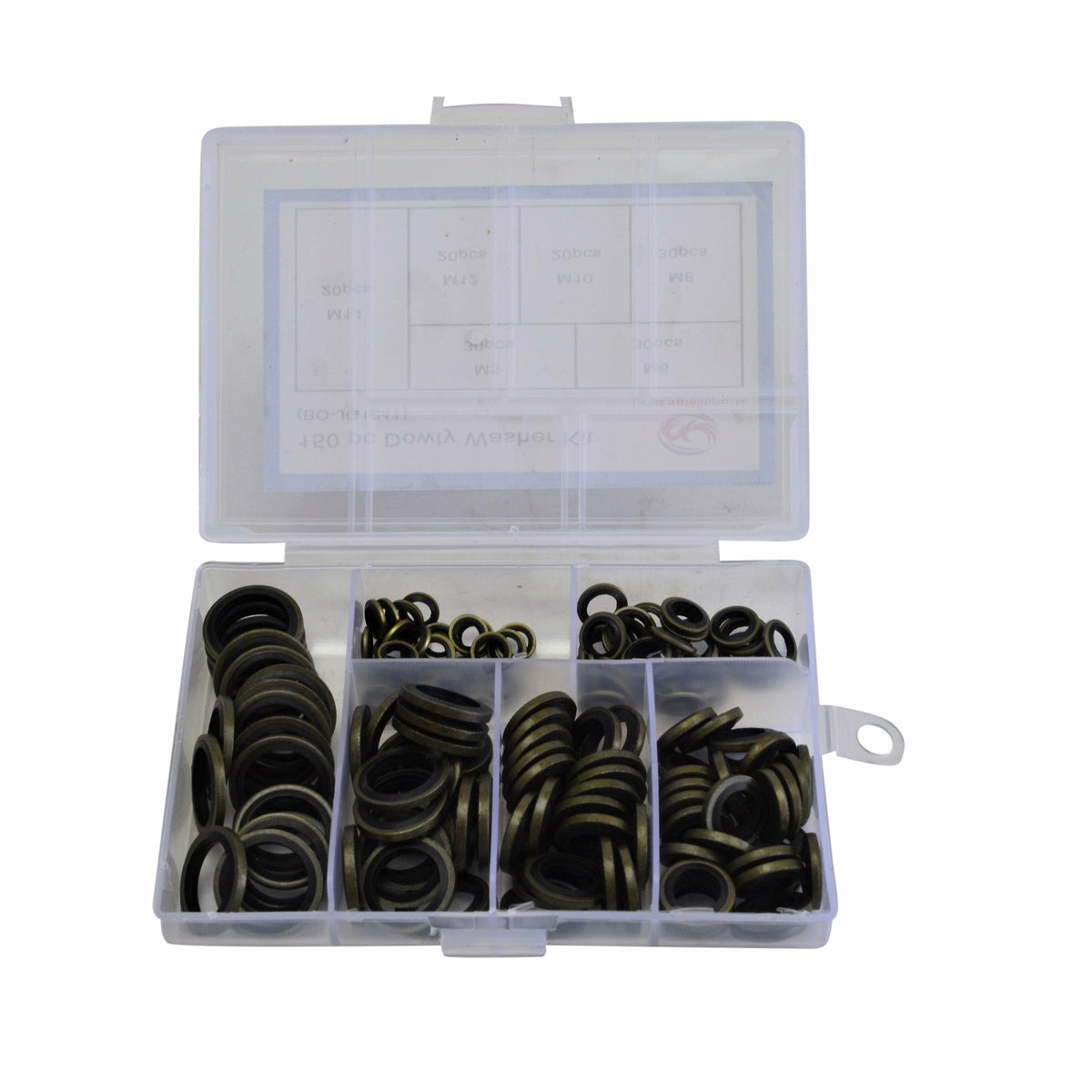 Twin Eagle Imports Washers 150pc Metric Dowty Washers Grab Kit Assortment