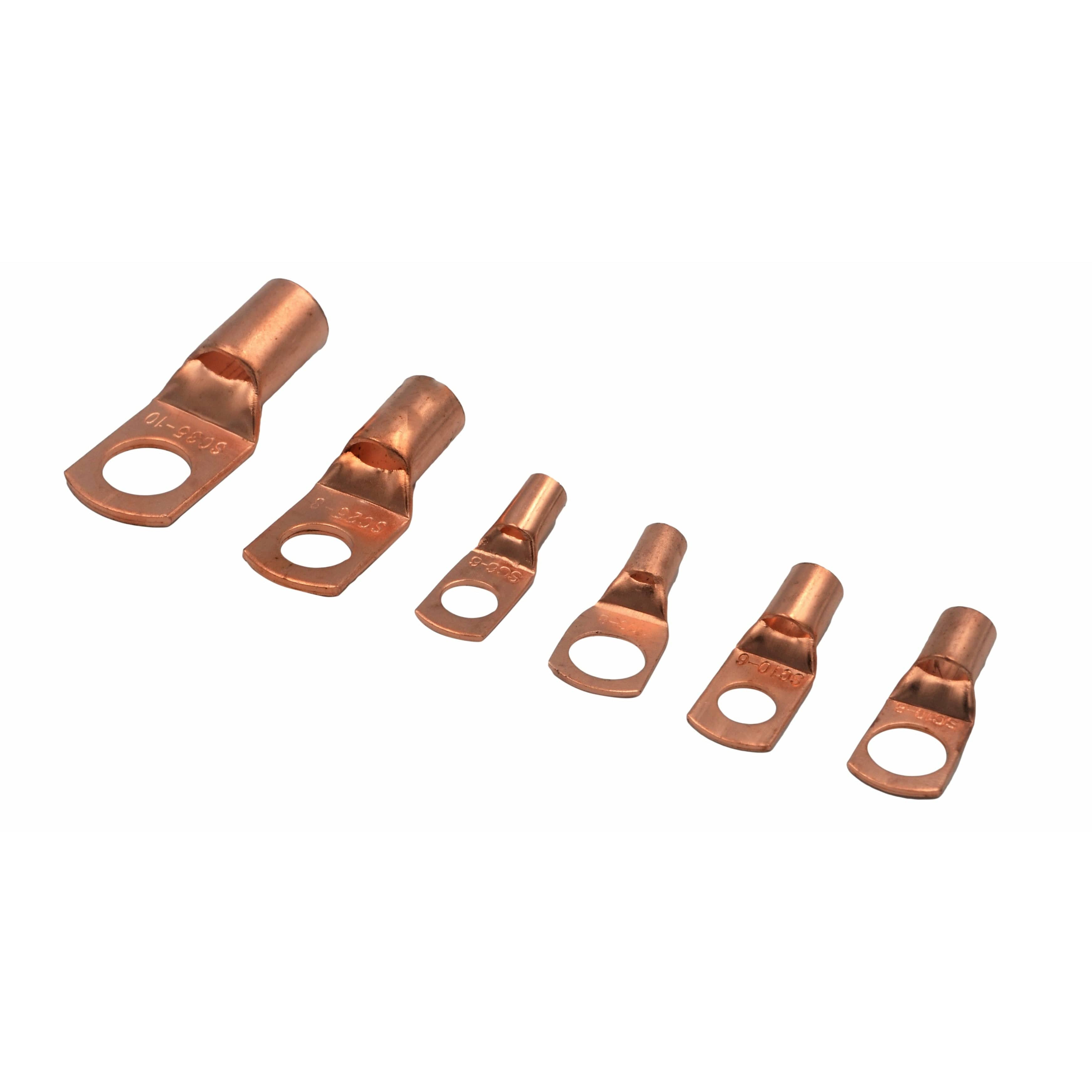 Twin Eagle Imports Wire Terminals & Connectors 200pc Large Gauge Copper Lug Terminal Kit