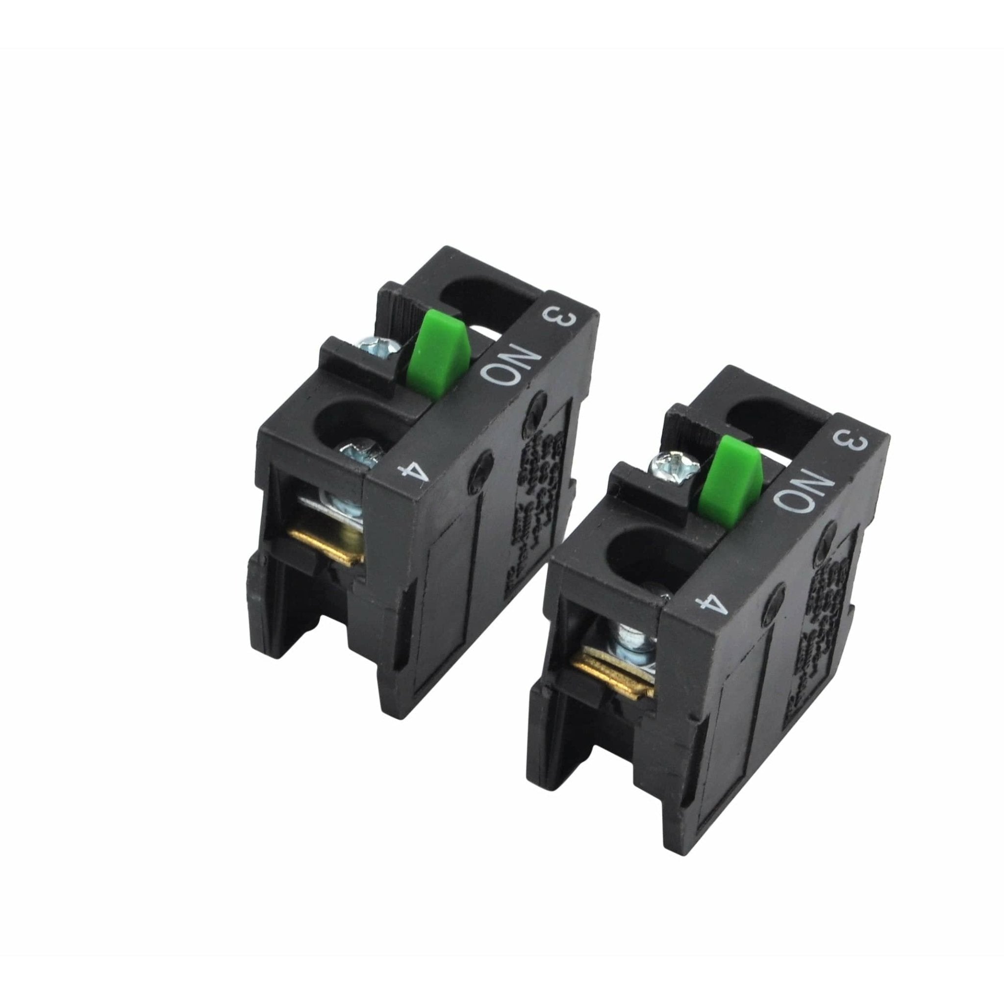 x2 XEN-L1111 Generic Green Plunger NO Contact Block Switch - Twin Eagle Imports