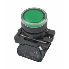 XB5AW33B5 Generic Green LED Panel Mount Indicator Switch - Twin Eagle Imports
