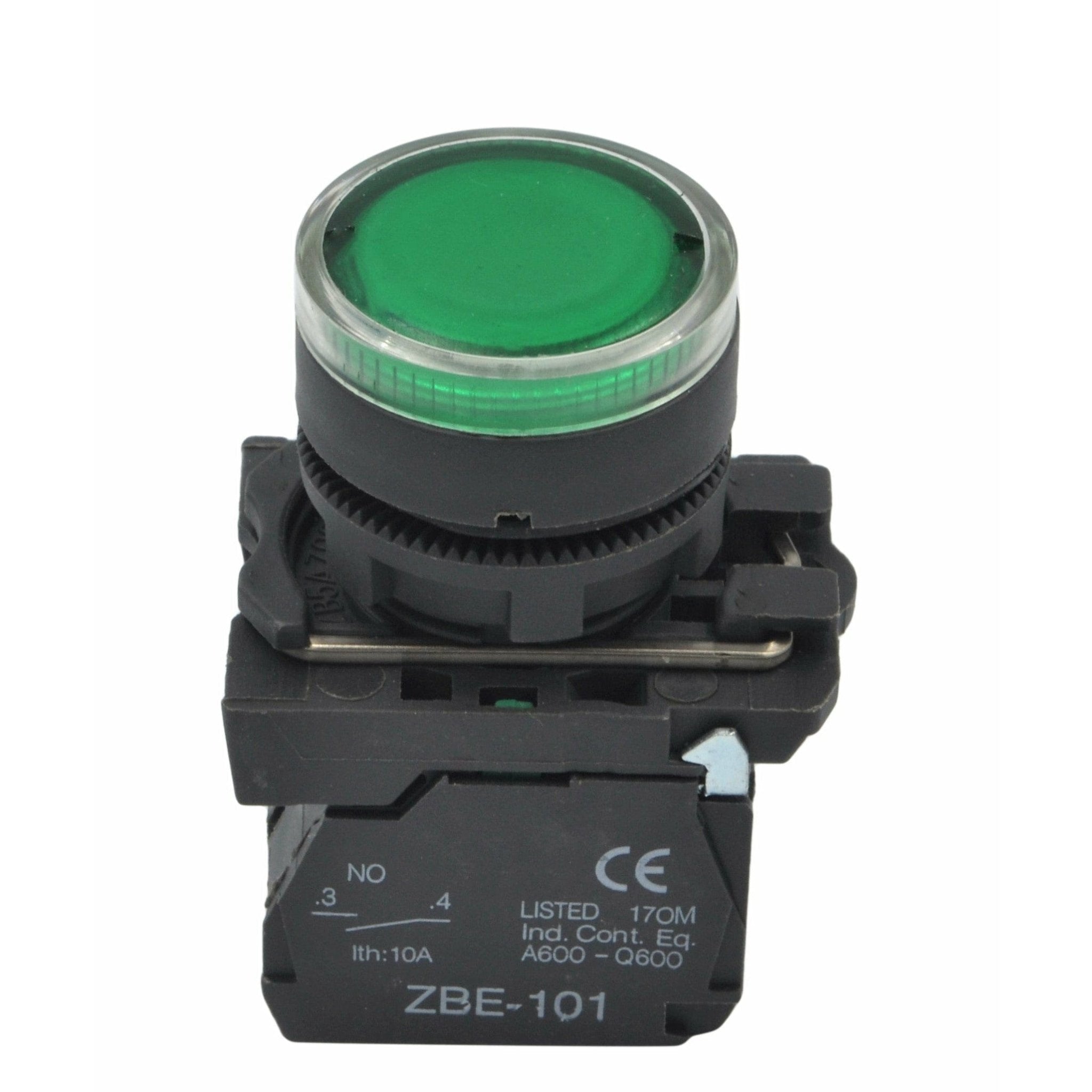 XB5AW33B5 Generic Green LED Panel Mount Indicator Switch - Twin Eagle Imports